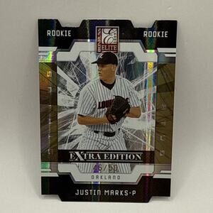 2009 Donruss Elite Extra Edition Status Gold /50 Justin Marks #103 Royals Rays